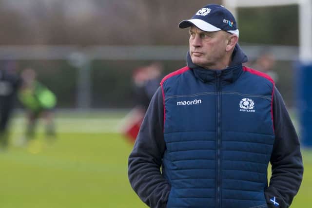 Scotland head coach Vern Cotter at training. Picture: Gary Hutchison/SNS/SRU