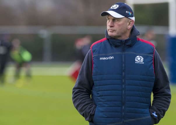 Scotland head coach Vern Cotter at training. Picture: Gary Hutchison/SNS/SRU