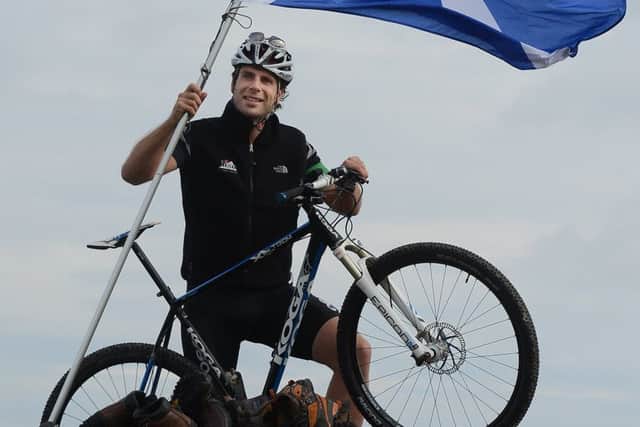 Mark Beaumont became the fastest rider to cycle the length of Africa. Picture: Neil Hanna