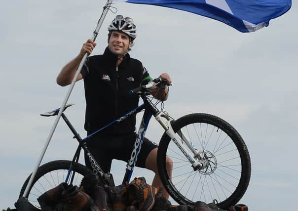 Mark Beaumont became the fastest rider to cycle the length of Africa. Picture: Neil Hanna