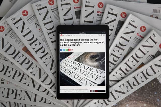The Independent titles saw digital audiences grow by a third over the past year to 70m unique users. Picture: Getty Images