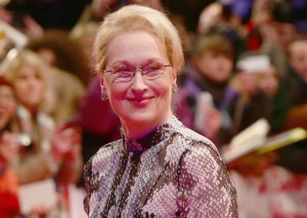 Streep at the premiere of Hail, Caesar! in Berlin. Picture: Vittorio Zunino Celotto/Getty
