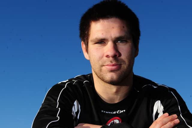 Edinburgh's Cornell Du Preez scored a try. Picture: Ian Rutherford