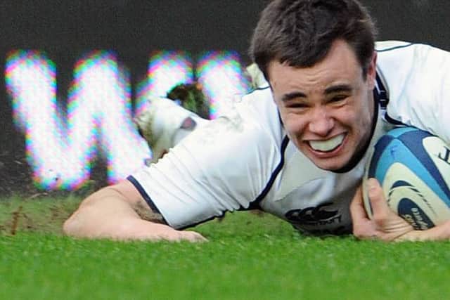 Lee Jones got on the score sheet for Glasgow Warriors. Picture: Ian Rutherford
