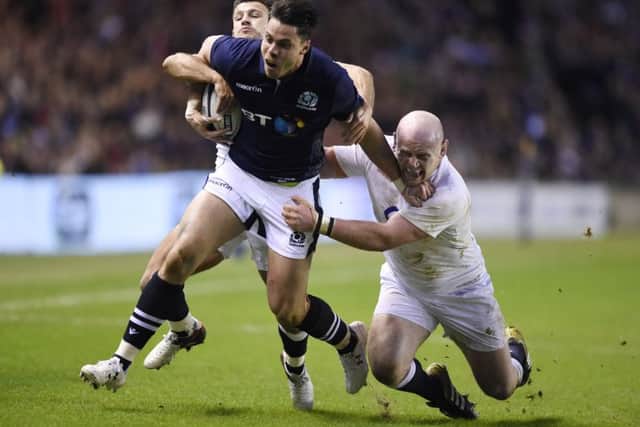 Sean Maitland is out of today's match against Wales. 

 Picture Ian Rutherford