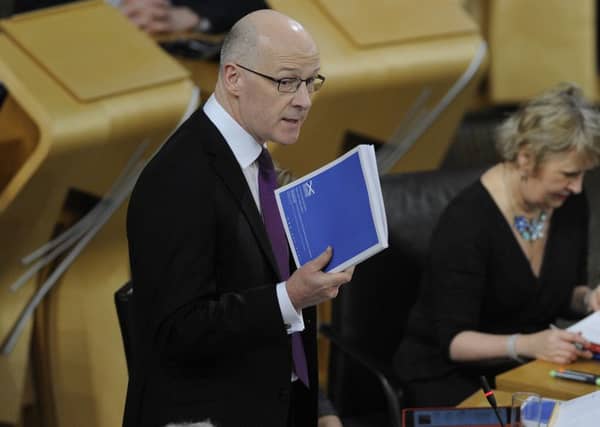 Finance Secretary John Swinney is aiming to reach an agreement on the finanial rules in the Scotland Bill Picture: Neil Hanna