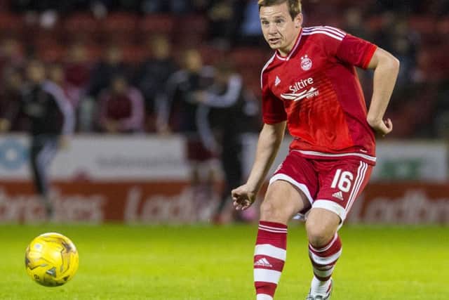 Peter Pawlett aims to keep his place after returning to the Aberdeen team, and scoring, against St Johnstone. Photograph: Craig Foy/SNS