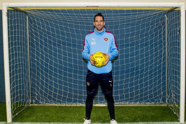 Hearts' Neil Alexander is condfident his side can progress at Easter Road. Picture: SNS
