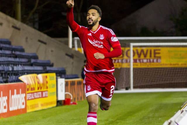 Shay Logan knows that Aberdeen will be top of the Premiership if they win their next two games. Picture: SNS Group