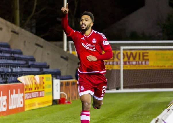 Shay Logan knows that Aberdeen will be top of the Premiership if they win their next two games. Picture: SNS Group