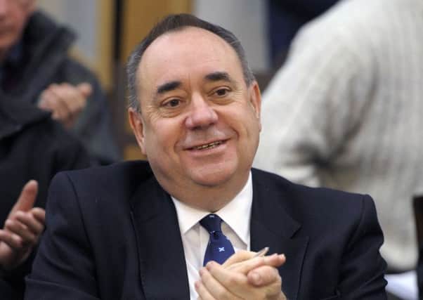 Salmond challenged Farage during an interview on the Sky News Murnaghan programme. Picture: John Devlin