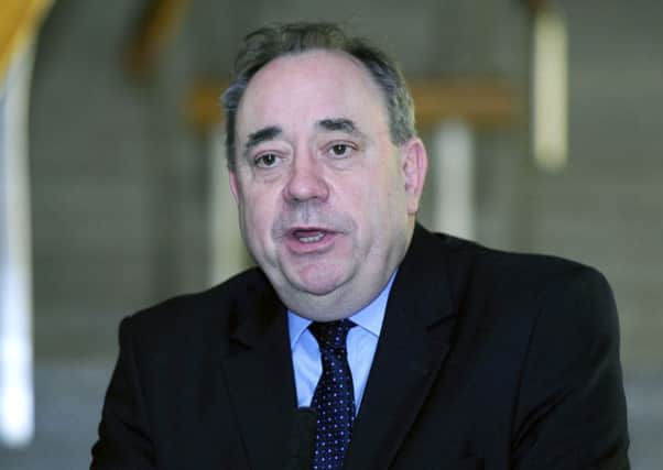 Alex Salmond says Cameron should resign if he loses the EU vote. Picture: Michael Gillen.