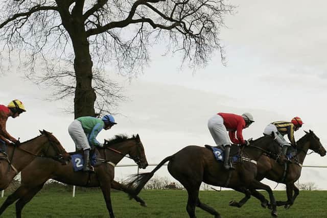 Racing action at Plumpton. Picture: Getty Images