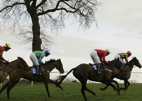 Racing action at Plumpton. Picture: Getty Images