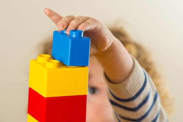 Off their blocks? Parents spend most in the early years, shelling out on about Â£64k a year. Picture: PA