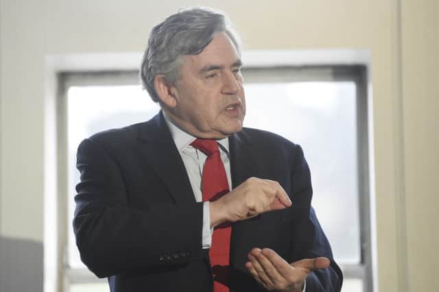 Gordon Brown has warned voters over the messy process of leaving the EU. Picture: Greg Macvean