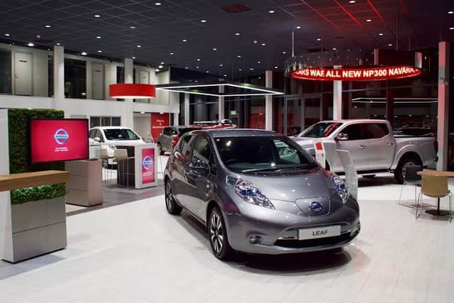 Alex F Noble said it has 'invested heavily' in its revamped Nissan showroom