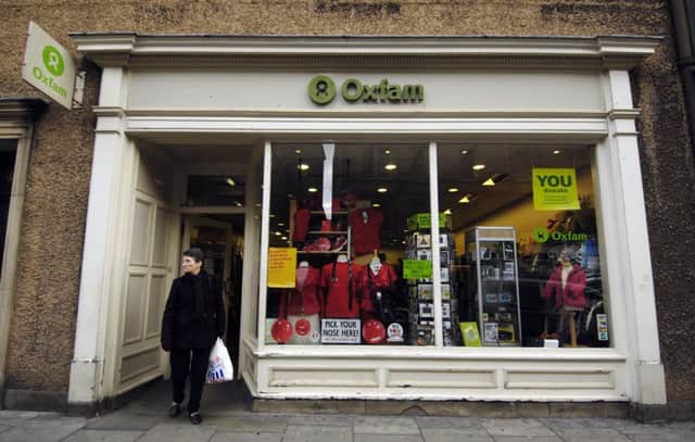 Oxfam opened its first shop in Scotland in 1972. Its branches north of the border now raise five million pounds for the charity annually. Picture: Phil Wilkinson