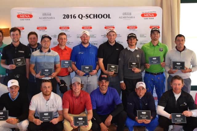 Q-School qualifiers.