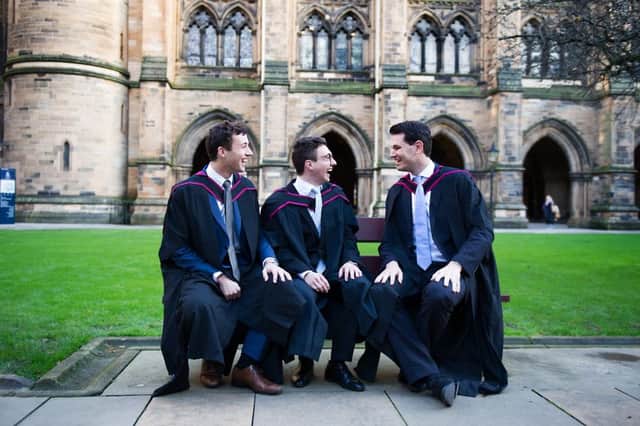 University of Glasgow has seen a drop in entrants from poorer backgrounds. Picture: John Devlin