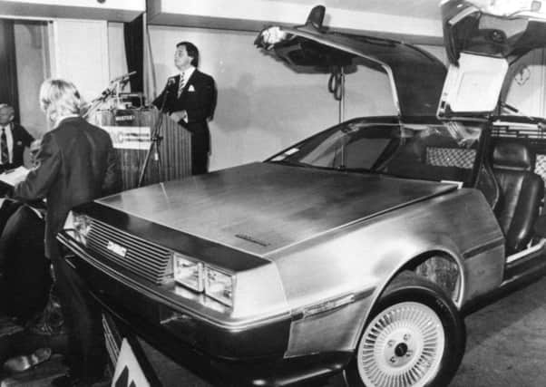 John de Loreans car firm went into receivership in 1982 with an estimated loss of Â£17.8m of taxpayers money. Picture: PA