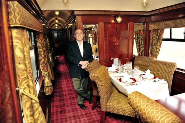Guests paying up to Â£4680 a head for the privilege of travelling on the Royal Scotsman.