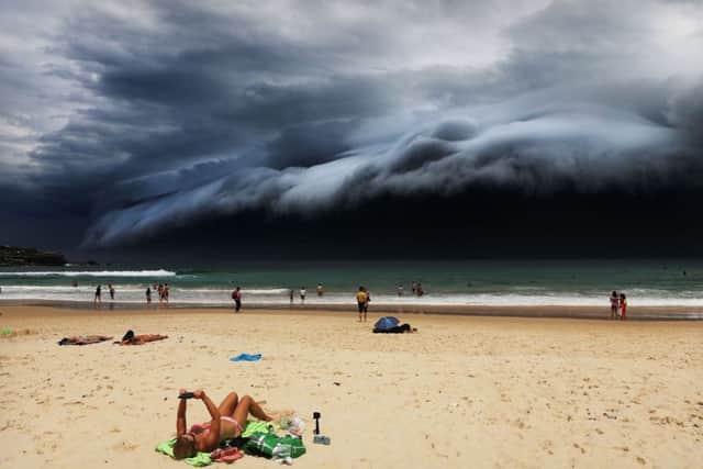 'Storm Front on Bondi Beach' by Australian photographer Rohan Kelly that has won 1st prize in the Nature singles category. Picture: PA