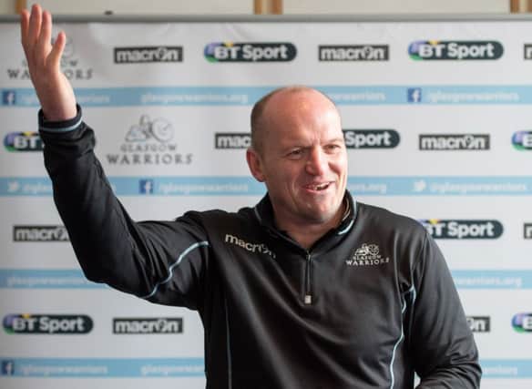 Glasgow coach Gregor Townsend is looking forward to another taste of the Rugby Park experience
