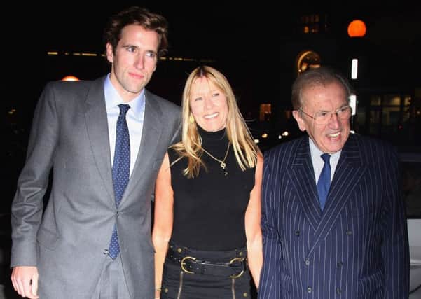 Fund was launched in memory of Sir David Frosts son Miles, left. Picture: Getty Images