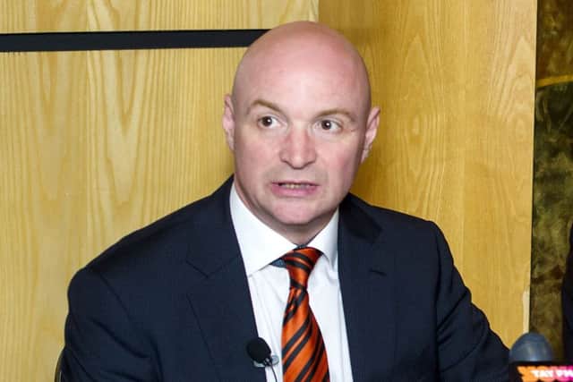 Stephen Thompson was scathing about Dundee Uniteds performance this week. Picture: SNS