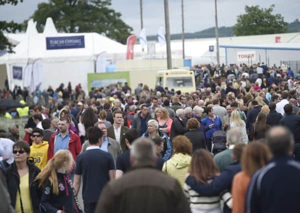 Royal Highland Show bosses want to tackle drink-related anti-social behaviour at the event. Picture: Greg Macvean