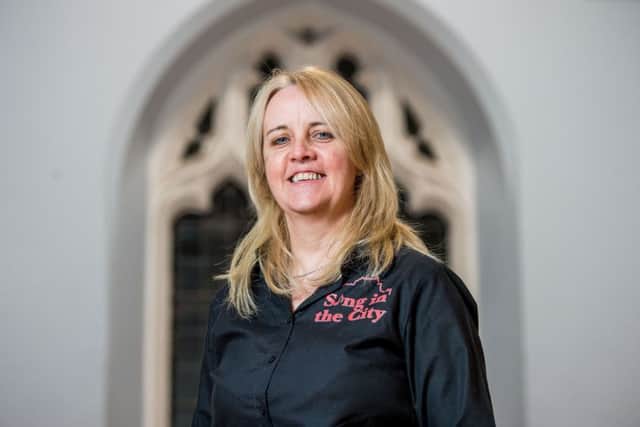 Kirsty Baird visits each  of her choirs at least once per eight-week term. She says it is all about the personal thing. Picture: Ian Georgeson