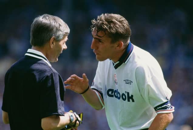 Alan Stubbs was Bolton Wanderers captain when they won the  First Division play off final against Reading in 1995. Picture: Anton Want/Getty Images