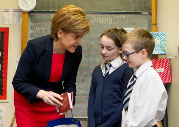 MSPs have been warned new examinations will undermine Sturgeons drive to close schooling gap. Picture: Steven Brown