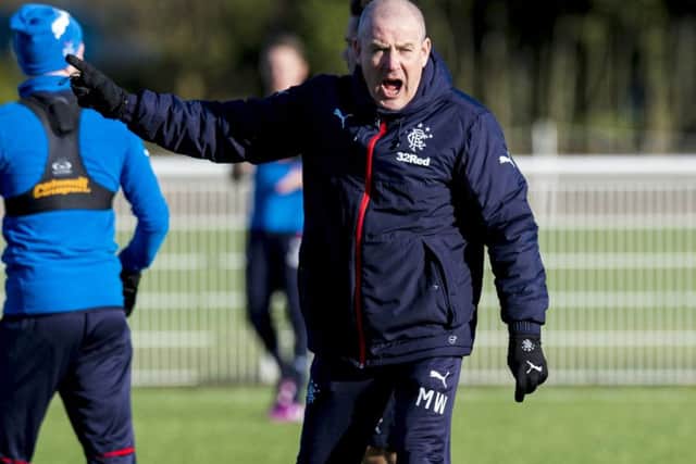 Rangers Manager Mark Warburton has condemed synthetic pitches. Picture: SNS