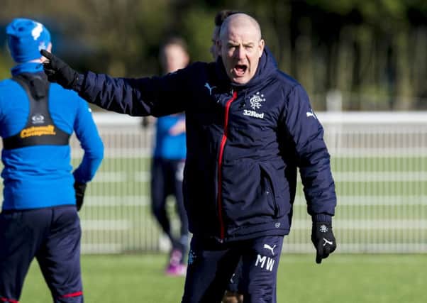 Rangers Manager Mark Warburton has condemed synthetic pitches. Picture: SNS