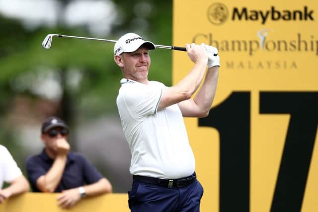 Stephen Gallacher shot a flawless 66 in the third round of the Maybank Championship in Kuala Lumpur. Picture: Stanley Chou/Getty Images