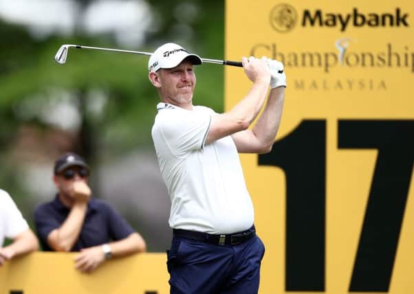 Stephen Gallacher shot a flawless 66 in the third round of the Maybank Championship in Kuala Lumpur.  Picture: Stanley Chou/Getty Images