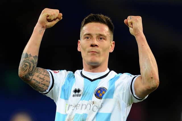 Ian Black's Shrewsbury Town take on Manchester United in the FA Cup on Monday. Picture: Harry Trump/Getty Images
