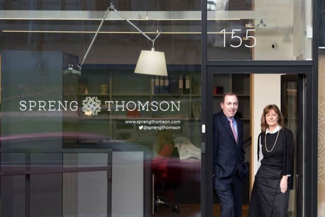 Callum Spreng and Lesley Thomson have joined forces to create Spreng Thomson. Picture: Contributed