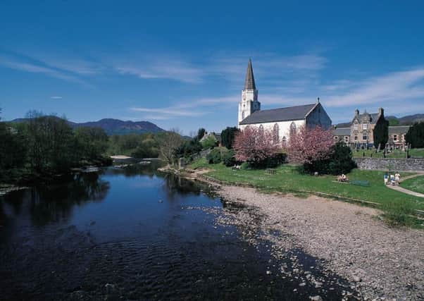 Comrie, in Perthshire.