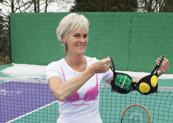 Judy Murray has agreed to back the  Moonwalk fashion show next month. Picture: Contributed