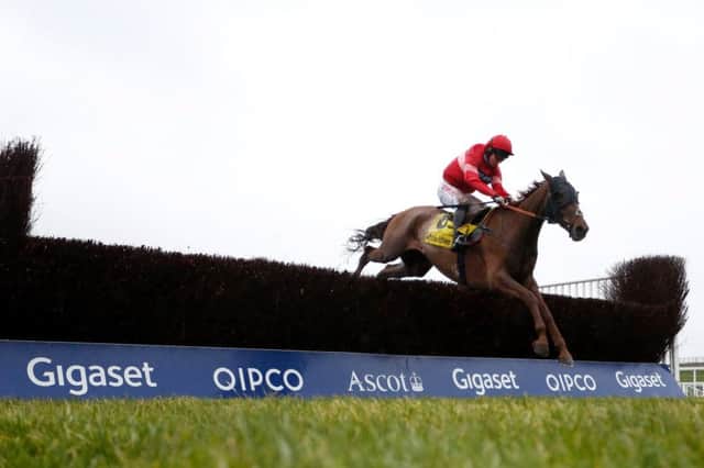 Noel Fehily and Silviniaco Conti win the Betfair Ascot Chase. Picture: Getty