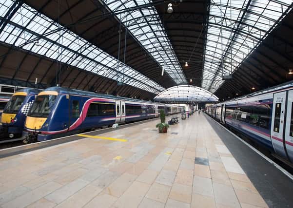 Some trains will be diverted to the low level of Glasgow Queens Street station