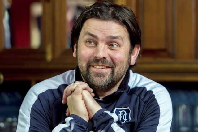 Manager Paul Hartley said he hadn't seen the comments made by his midfielder. Picture: SNS