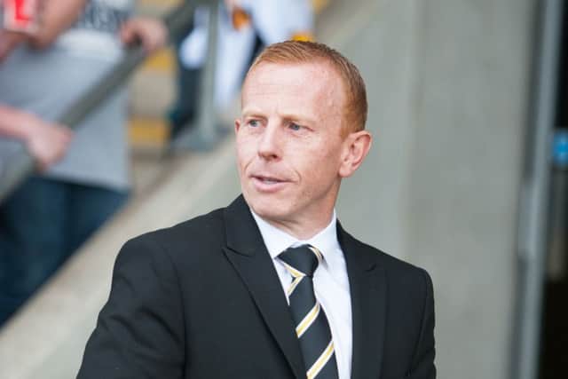 Dumbarton manager Stephen Aitken. Picture: John Devlin