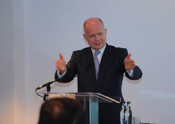 Lord Hague has commented on the Conservative Party's division over the Brexit issue. Image: Robert Perry