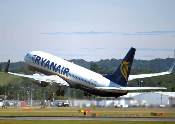 Ryanair are set to bolster their operations at Glasgow Prestwick. Picture:
Neil Hanna