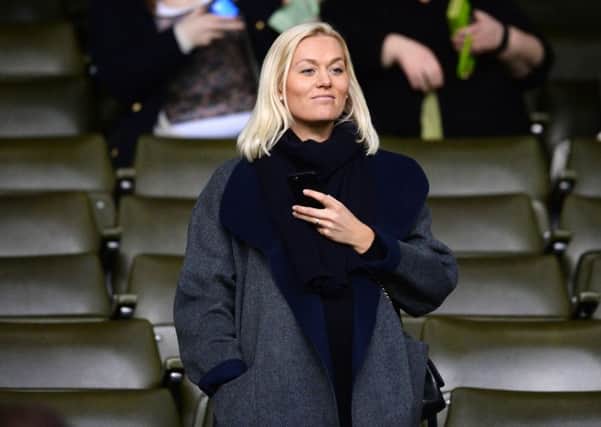 Anne Rudmose in attendance at Celtic Park during the Hoops' 3-1 win over St Johnstone last month. Picture: SNS