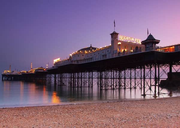 A man "with a Scottish accent" was arrested in Brighton